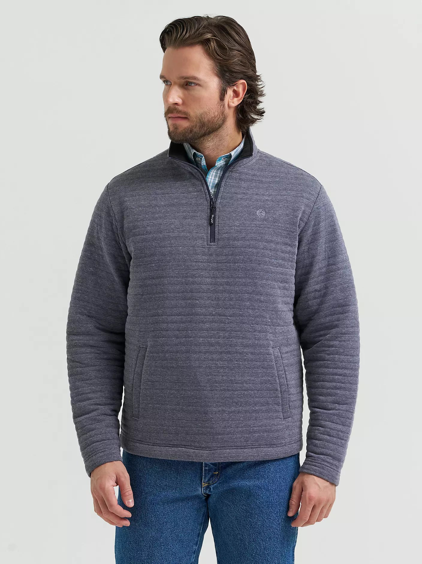 Wrangler 112381929 - Men's George Straight Quarter Zip