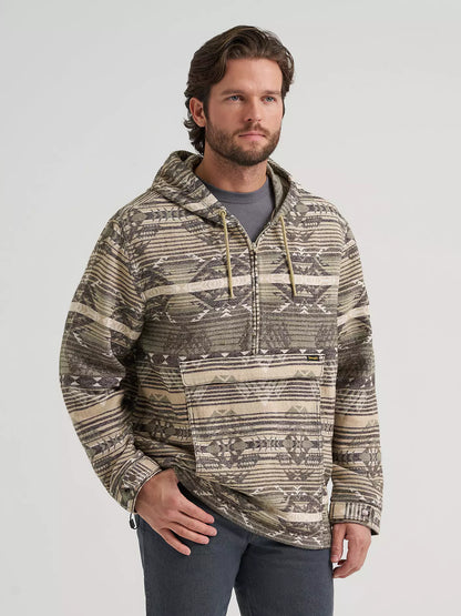 Wrangler 112382009 - Men's Hooded Popover Jacket