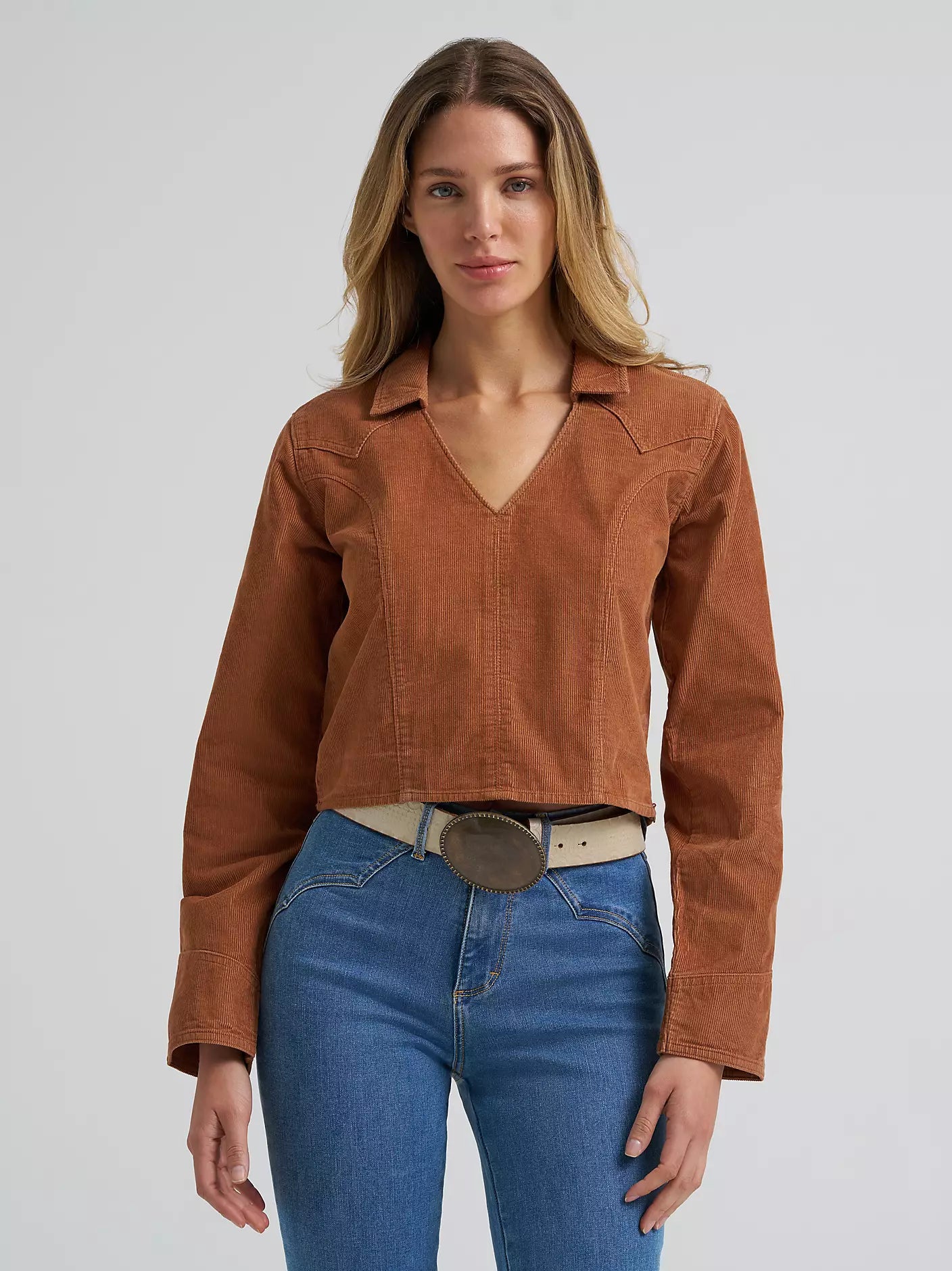 Wrangler 112382677 - Women`s Corduroy Shirt