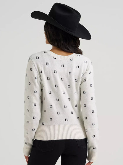Wrangler 112382679 - Women`s Horseshoe Cardigan