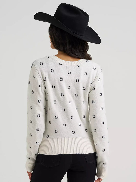 Wrangler 112382679 - Women`s Horseshoe Cardigan