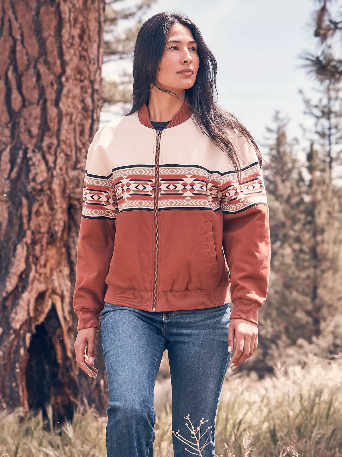 Wrangler 112382791 - Women's Checotah Bomber Jacket