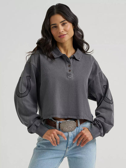 Wrangler 112382792 - Women`s Western Cropped Shirt