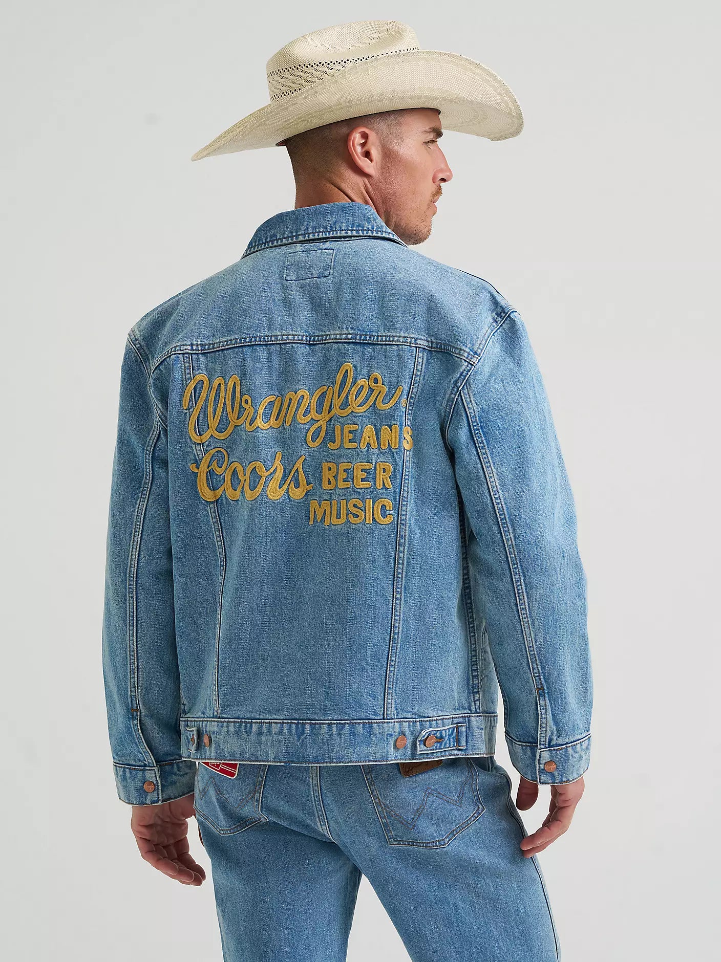 Wrangler X Coors 112385007 - Men`s Embroidery Denim Jacket