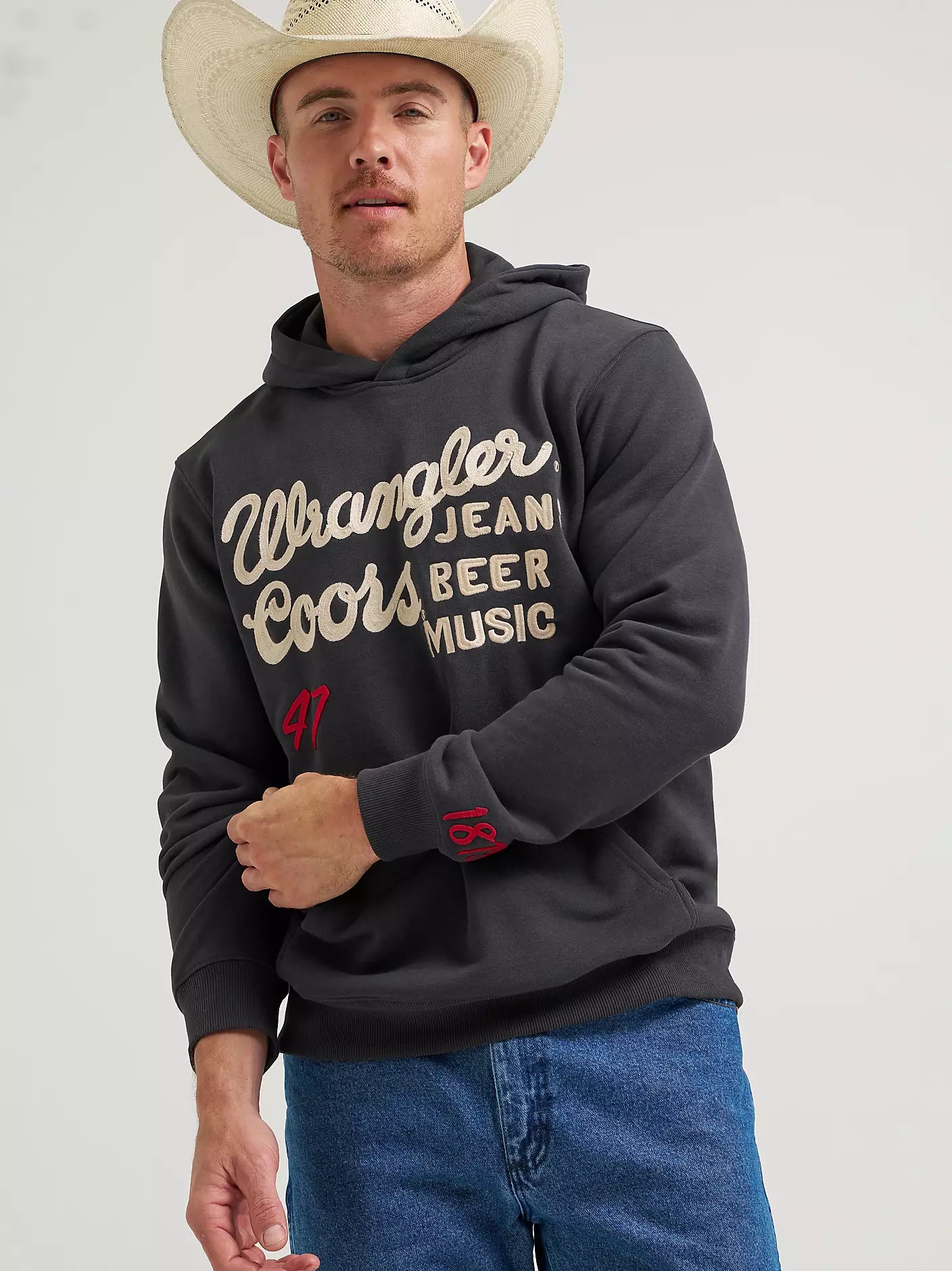 Wrangler X Coors 112384978 - Men`s Logo Hoodie