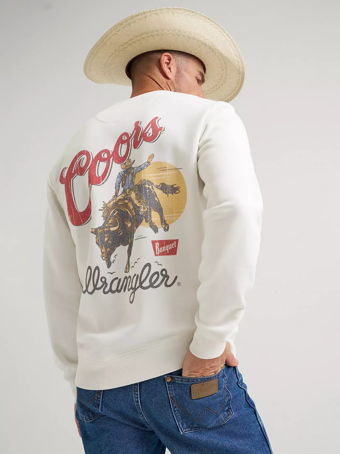 Wrangler X Coors 112384979 - Men`s Crewneck