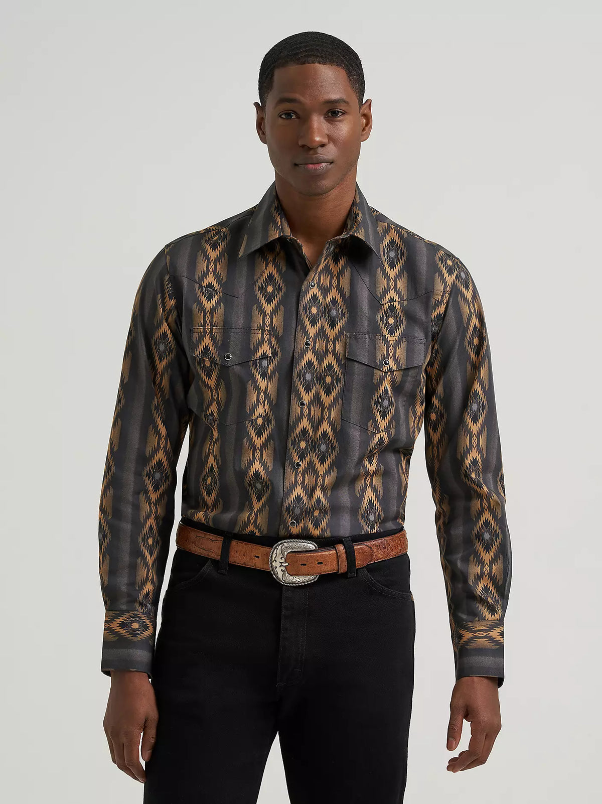 Wrangler 112385791 - Men`s Checotah Western Shirt