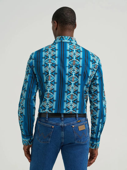Wrangler 112385792 - Men`s Checotah Western Snap