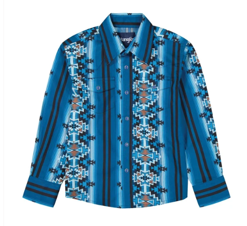 Wrangler 112385822 - Boy's Checotah Long Sleeve