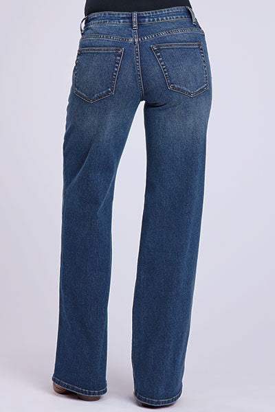 Stetson 1202 - Women`s Wide Leg Patch Pocket Jean
