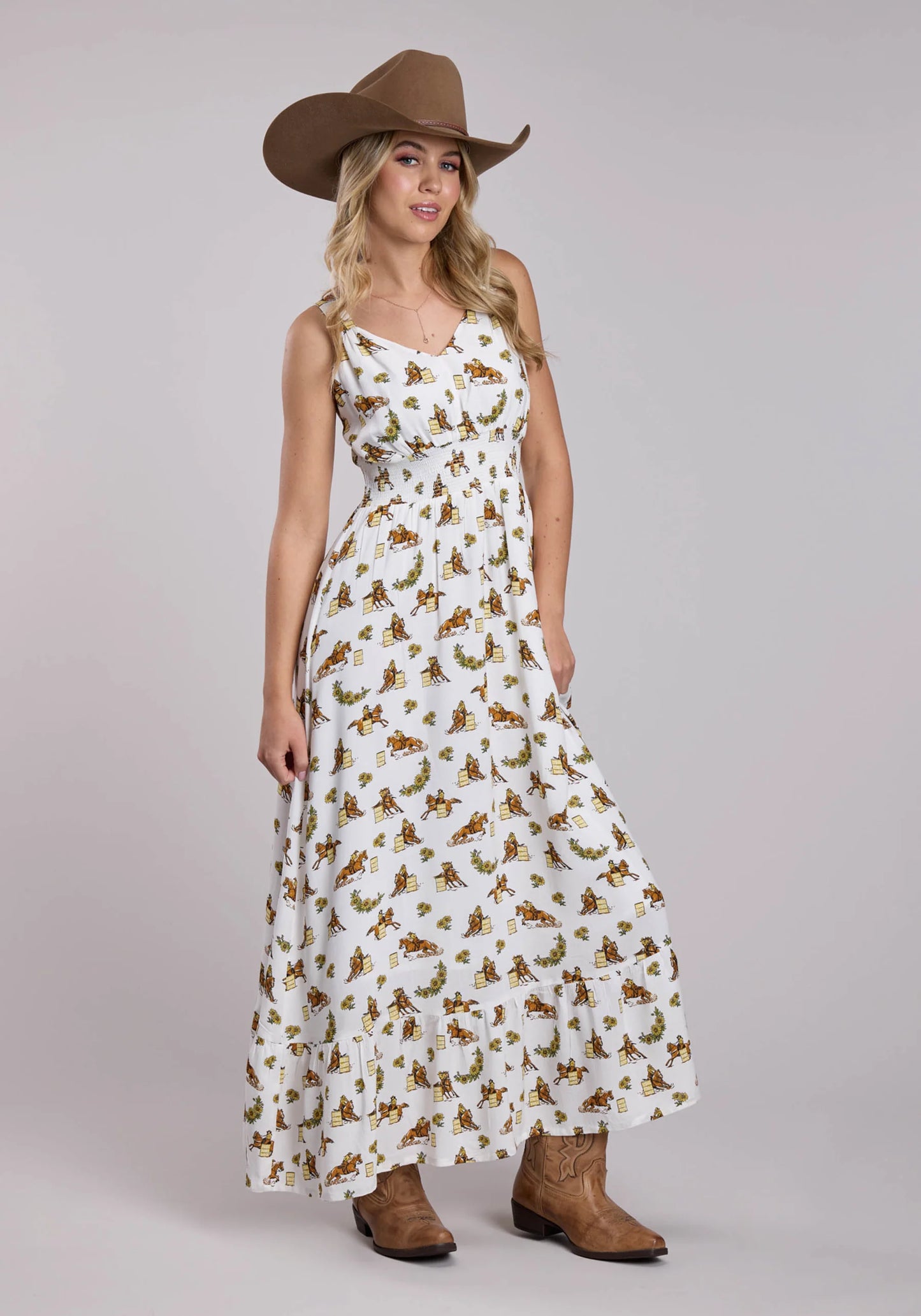 Roper 2058 - Women`s Printed Maxi Dress