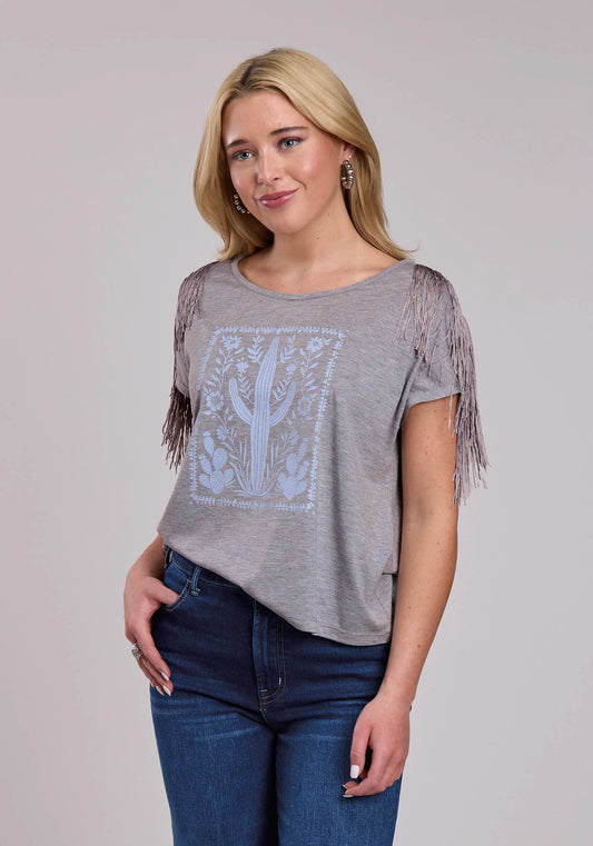 Roper 2089 - Women`s Fringe T-Shirt