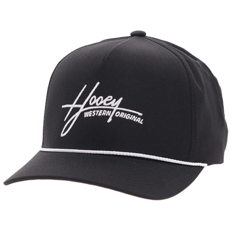 Hooey 2601T-BK-Y - Mark Out Black Trucker Hat