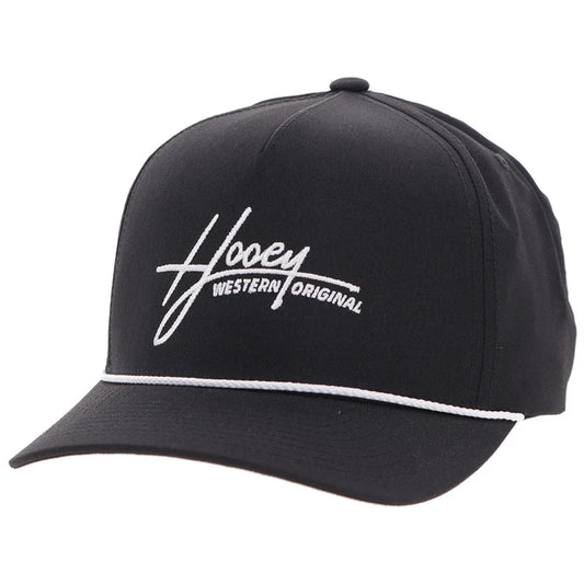 Hooey 2601T-BK-Y - Mark Out Black Trucker Hat