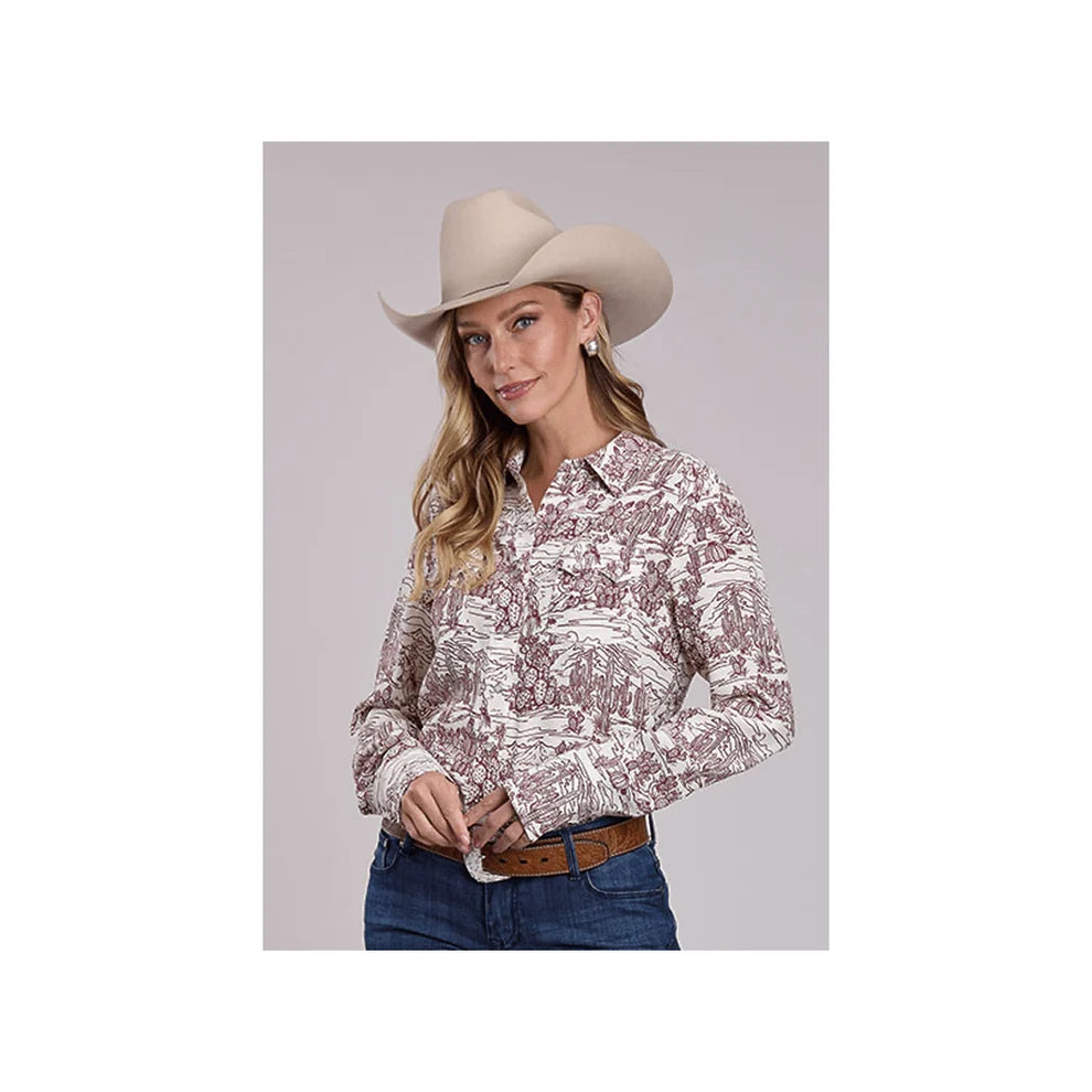 Stetson 3004 - Women`s Desert Print Snap
