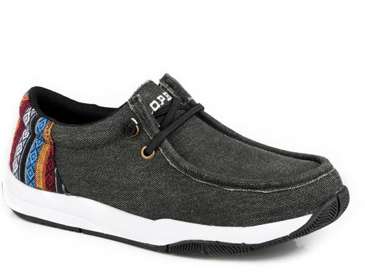 Roper 3702 - Women`s Aztec Canvas Shoe