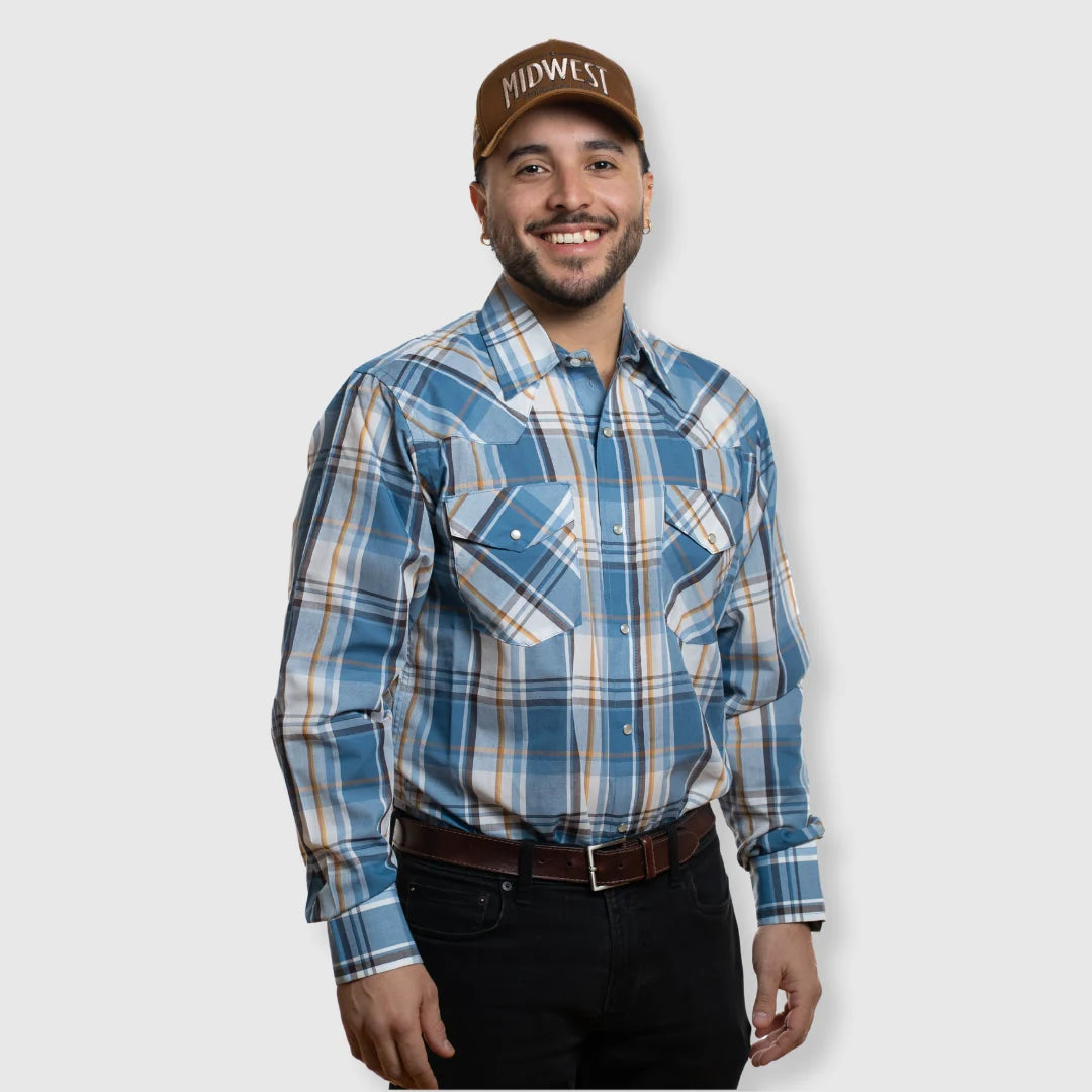 MWG I30D02R-39 - Men`s Western Snap