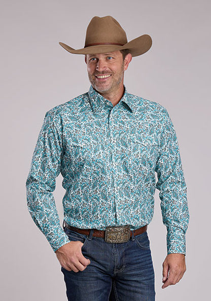 Roper 4048 - Men`s Long Sleeve Snap