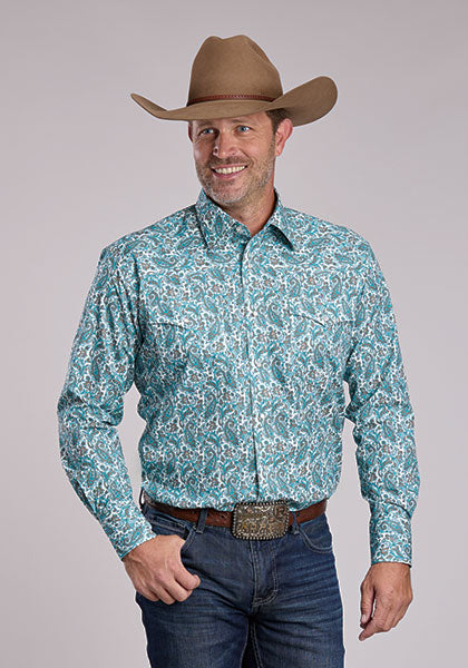Roper 4048 - Men`s Long Sleeve Snap