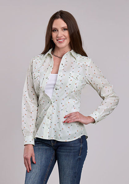 Roper 4077 - Women`s Long Sleeve Snap