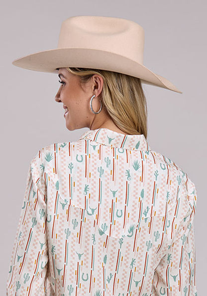 Roper 5060 - Women`s Long Sleeve Button Up