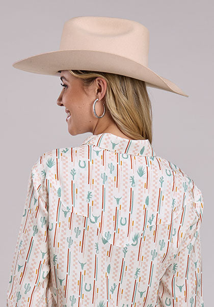 Roper 5060 - Women`s Long Sleeve Button Up