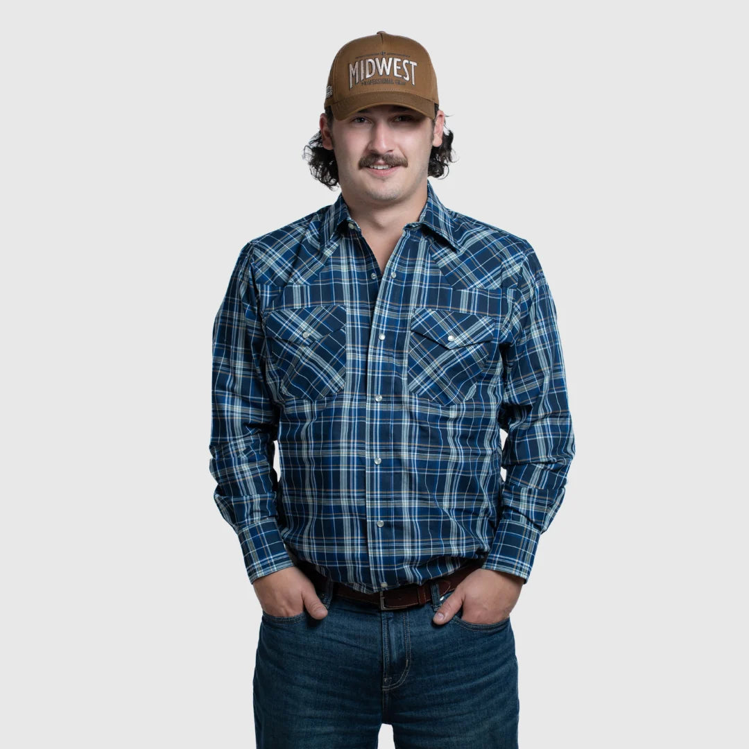 MWG I30D02R-51 - Men`s Western Snap