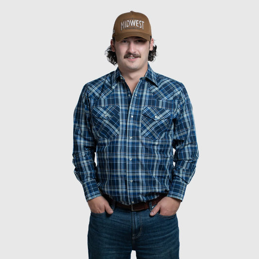 MWG I30D02R-51 - Men`s Western Snap