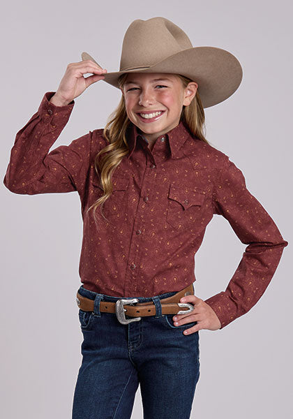 Roper 6005 - Girl`s Western Snap