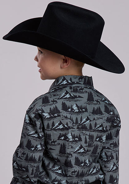 Roper 6006 - Boy's Western Long Sleeve Shirt