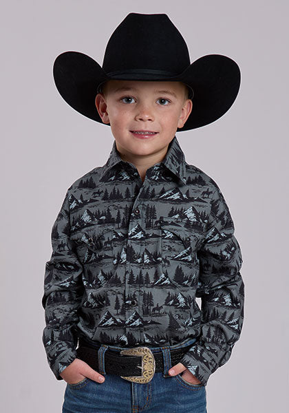 Roper 6006 - Boy's Western Long Sleeve Shirt