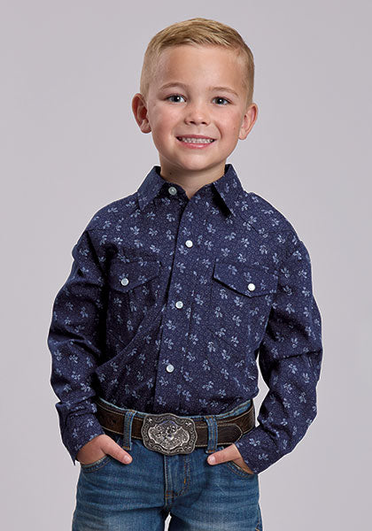 Roper 7019 - Boy's Long Sleeve Button Up