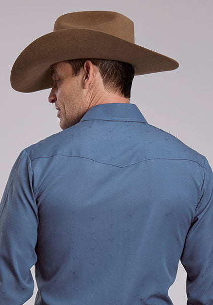 Roper 7028 - Men's Long Sleeve Snap