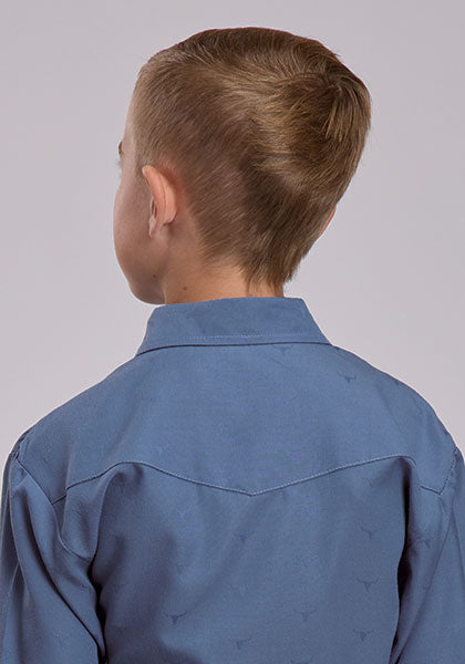 Roper 7028 - Boy's long Sleeve Button Up