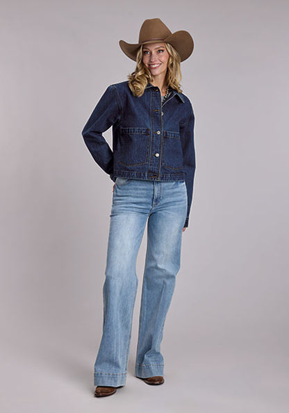 Stetson 7036 - Women`s Boxy Fit Jean Jacket