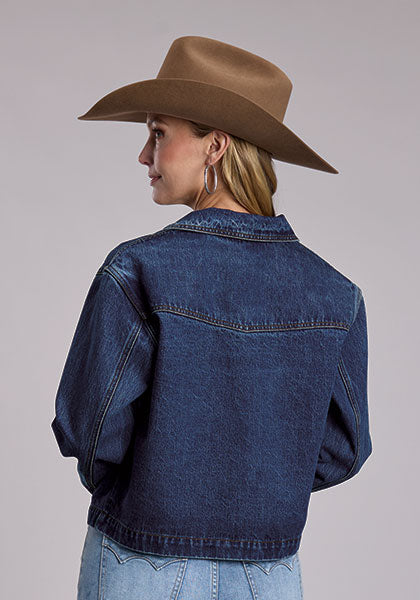 Stetson 7036 - Women`s Boxy Fit Jean Jacket