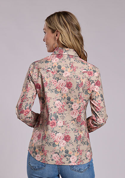 Stetson 7038 - Women's Long Sleeve Cactus Flower