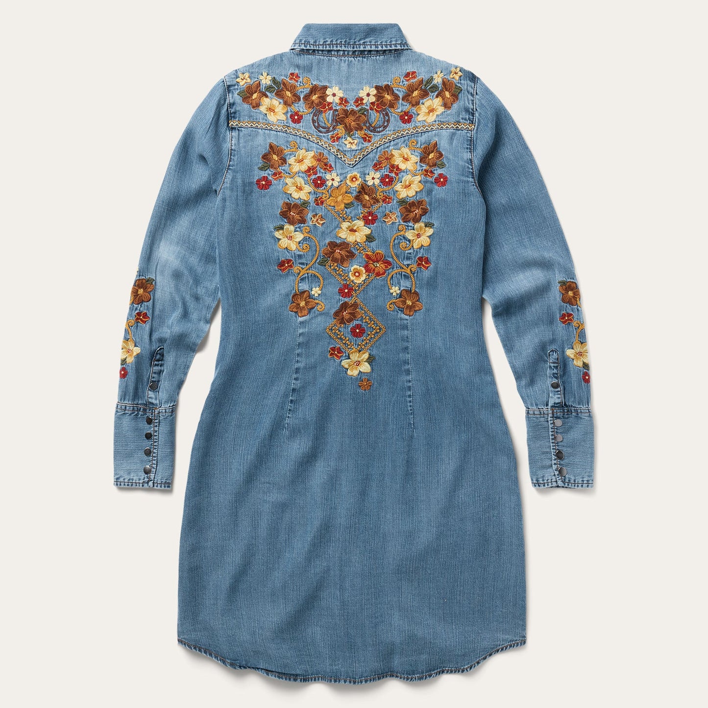 Stetson 7084 - Women`s Embroidered Denim Dress