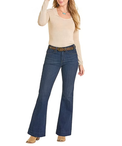 Rock & Roll Denim BW5HD07210 - Boot Stitch Trouser