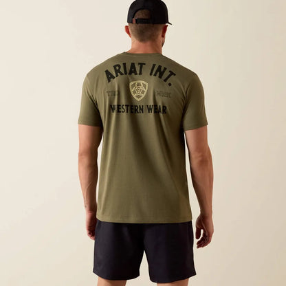 Ariat Men's Outline Shop SS T-Shirt  MLTR