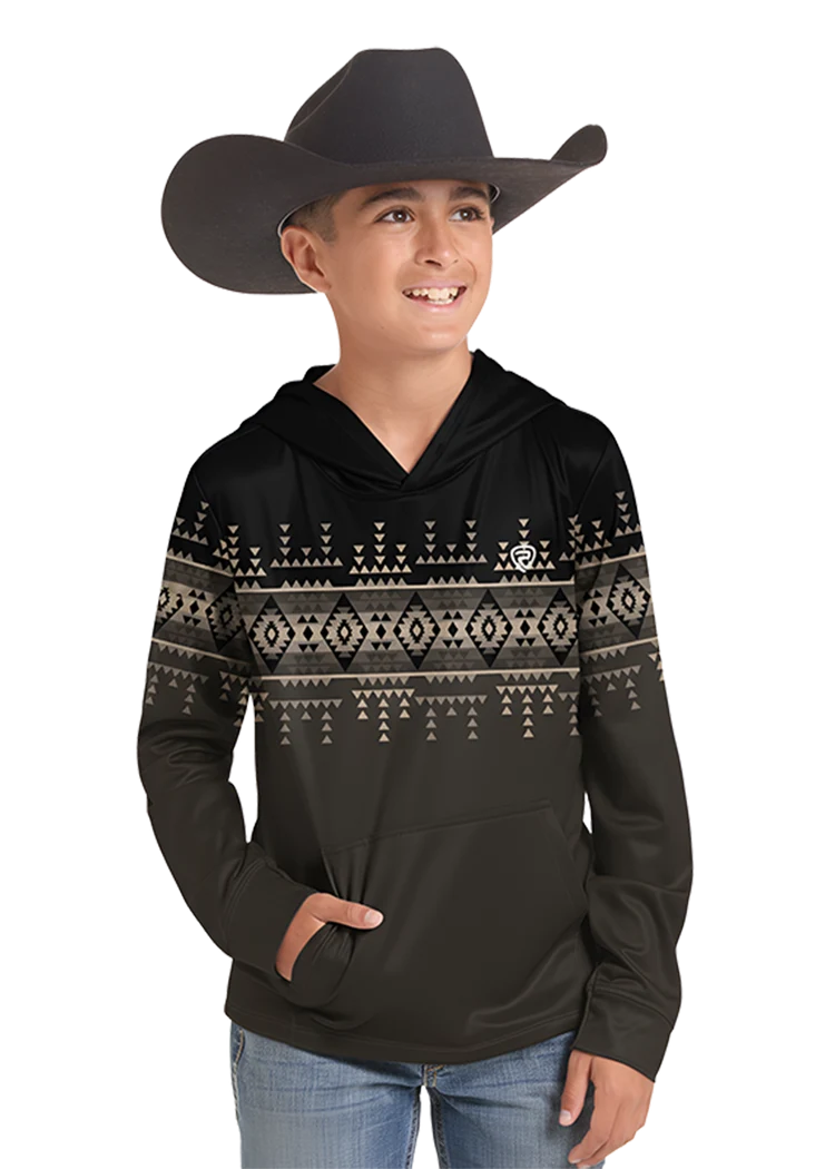 Rock & Roll Denim BB94T09618 - Boy`s Performance Hoodie