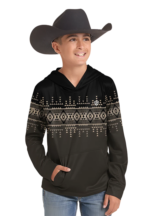 Rock & Roll Denim BB94T09618 - Boy`s Performance Hoodie