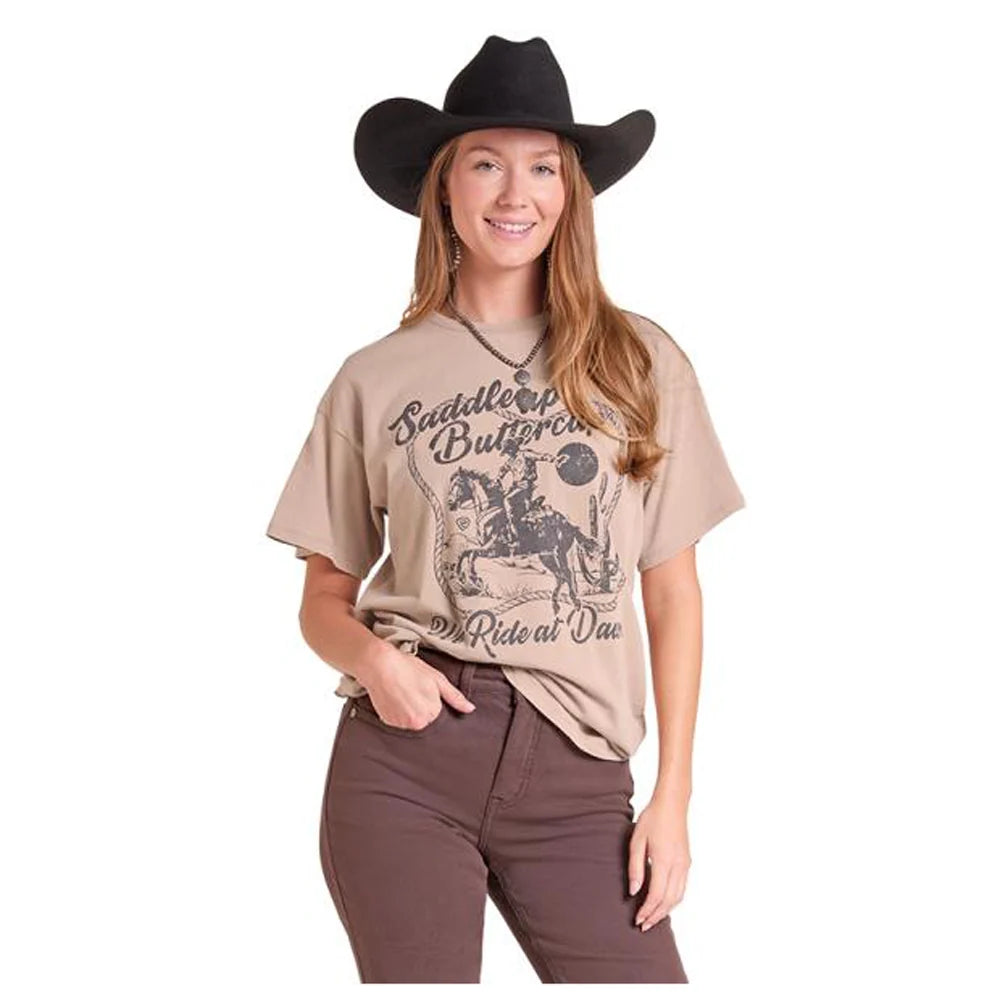 Rock & Roll Denim BW21T09731 - Women`s Oversized T-Shirt