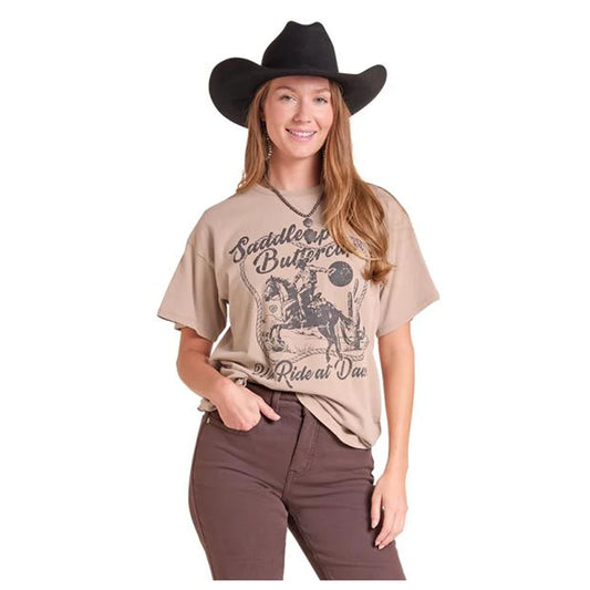 Rock & Roll Denim BW21T09731 - Women`s Oversized T-Shirt