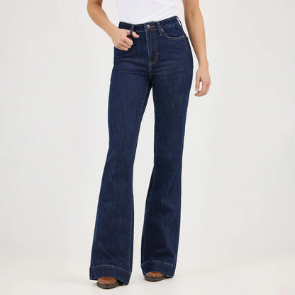 Wrangler 112371909 - Women`s Dark Wash Bailey Trouser