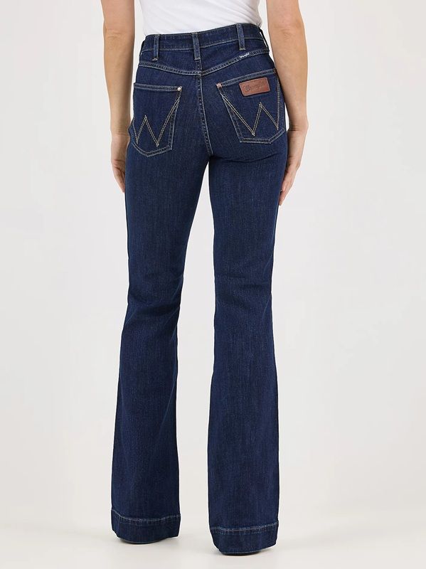 Wrangler 112371909 - Women`s Dark Wash Bailey Trouser