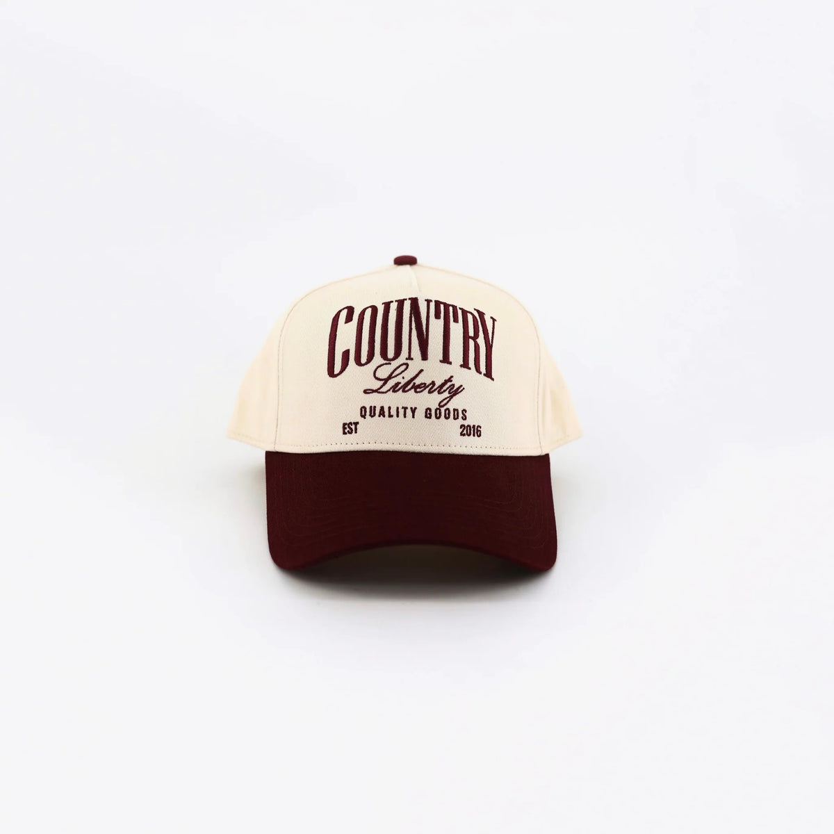 Country Liberty Maroon Two-Tone country Classic Hat