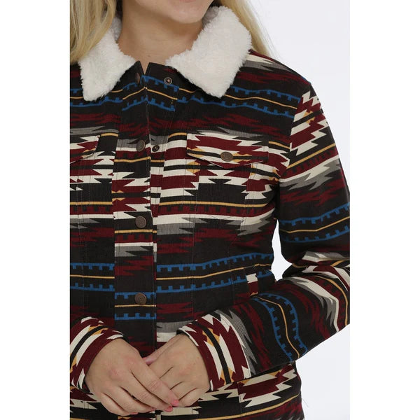 Cinch Women’s Jacket Trucker Corduroy Multi