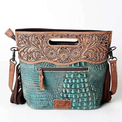 American Darling - Crocodile Embossed Purse
