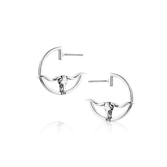 Montana Silversmith - Silhouette Longhorn Earring